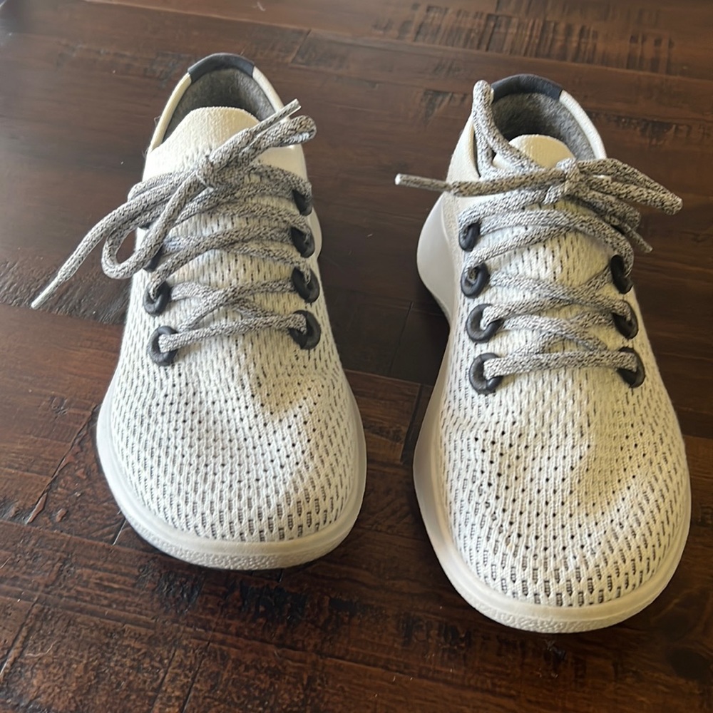 AllBirds Tree Dashers light gray and dark gray combo size 7 new NEVER WORN